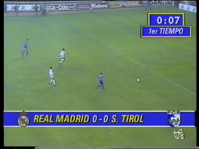 real madrid tirol copa de europa 1990-1991