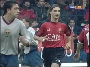 osasuna fc barcelona liga 2000-2001 xavi