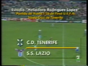 tenerife lazio copa uefa 1996-1997