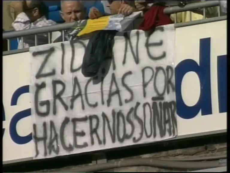 real madrid villarreal liga 2005-2006 despedida zidane