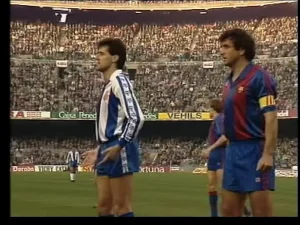 fc barcelona espanyol liga 1990-1991