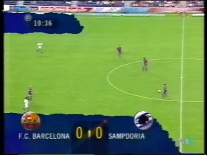 fc barcelona sampdoria trofeo joan gamper 1997